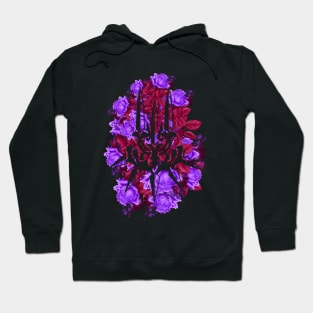 CLAN - Purple Flowers Style Hoodie